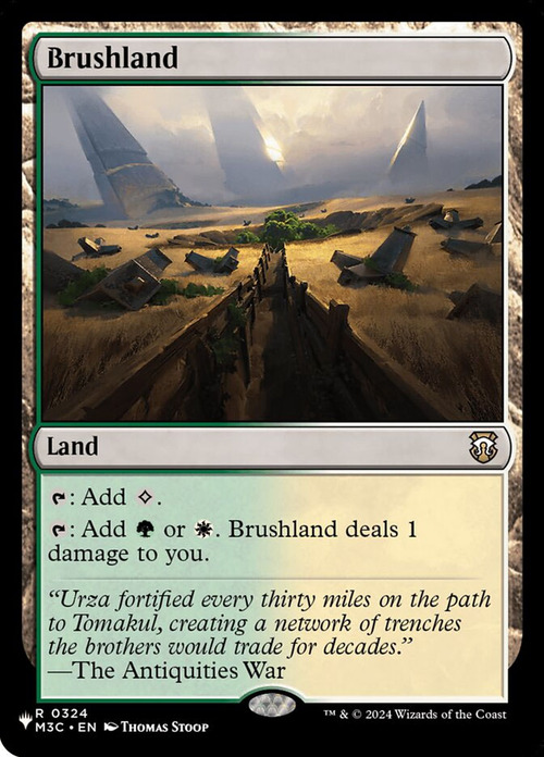Brushland Card Front