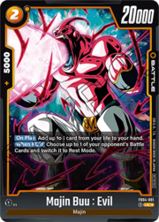 Majin Buu : Evil · Tournament Pack 05 FB04-091