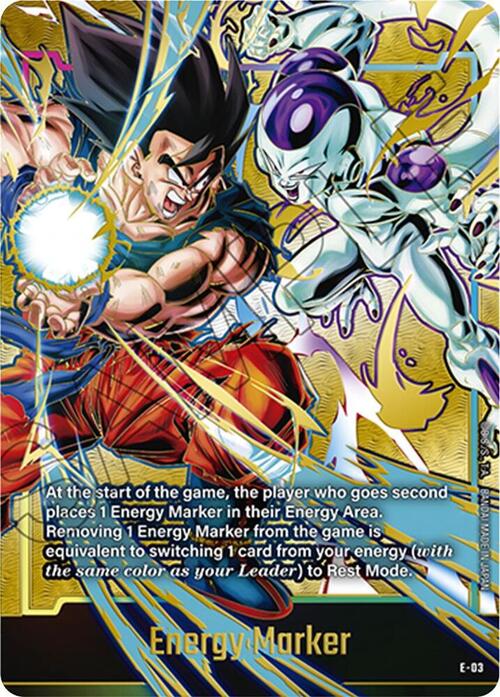 "Goku vs Frieza" Energy Marker Card Front