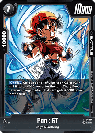 Pan : GT Card Front