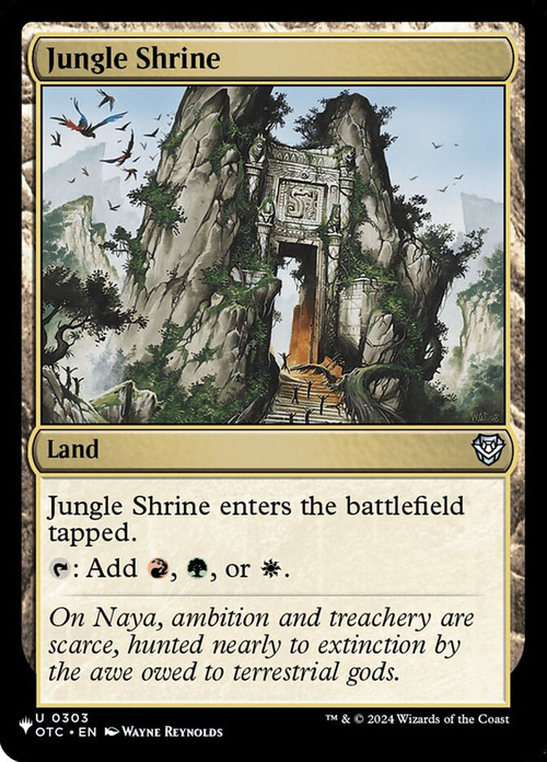 Jungle Shrine Card Front