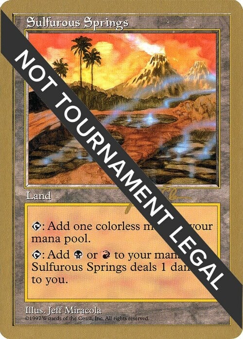 Sulfurous Springs Card Front