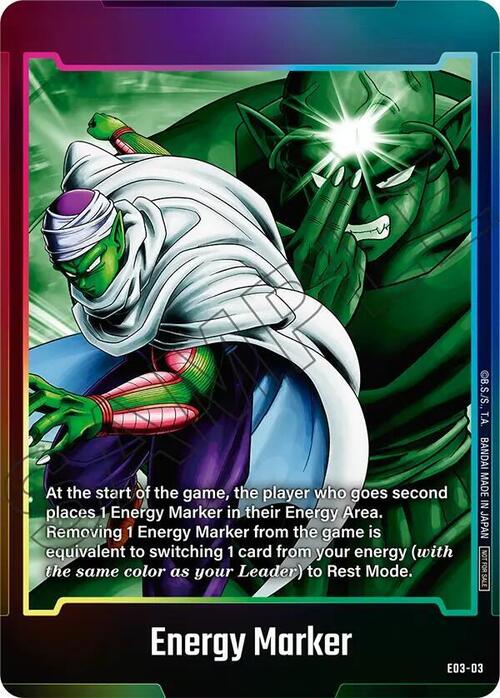 "Piccolo" Energy Marker Card Front