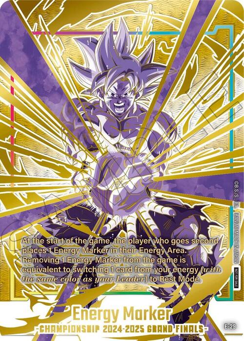 "Son Goku" Energy Marker Card Front