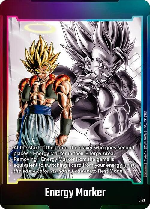 "Gogeta" Energy Marker Card Front