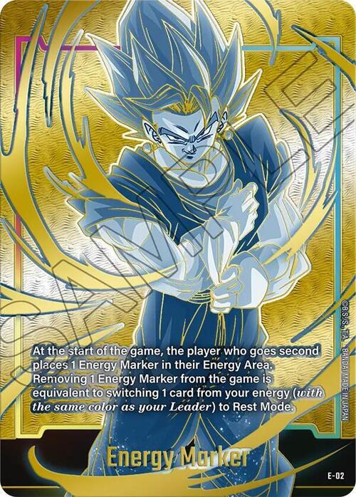 "Vegito" Energy Marker Card Front