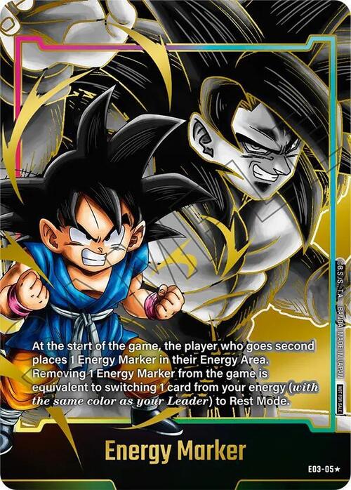 "Son Goku" Energy Marker Card Front