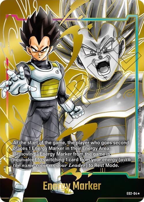 "Vegeta" Energy Marker Card Front