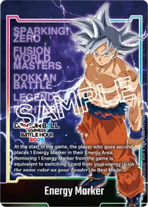 "Son Goku" Energy Marker Card Front