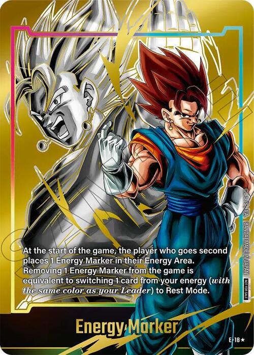 "Vegito" Energy Marker Card Front