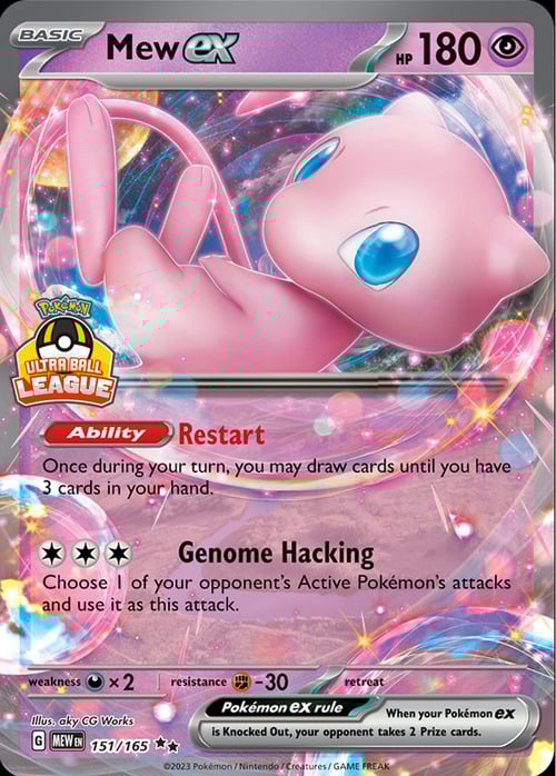 Mew ex Card Front