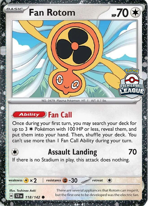 Rotom Vortice Card Front