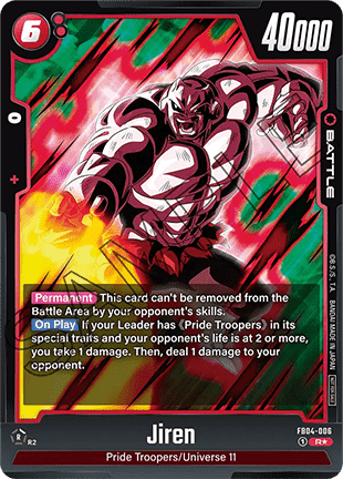 Jiren Card Front