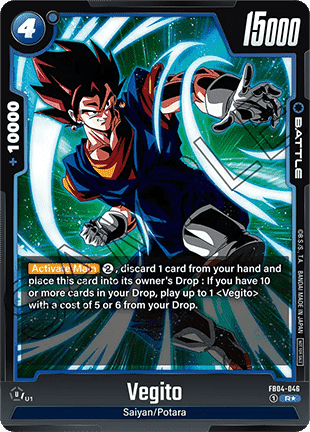 Vegito Card Front