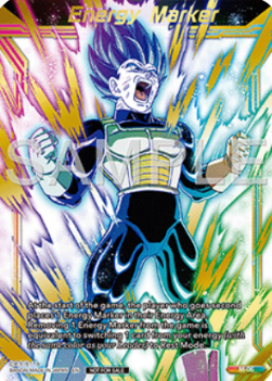 "Ultra Instinct Vegeta" Energy Marker Card Front