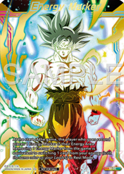 "Ultra Instinct Goku" Energy Marker Card Front