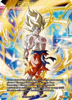 "Super Saiyan Goku" Energy Marker Card Front