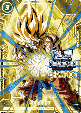 Son Goku Card Front