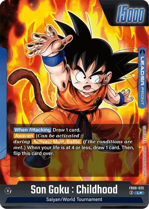 Son Goku : Childhood // Son Goku : Childhood Card Front