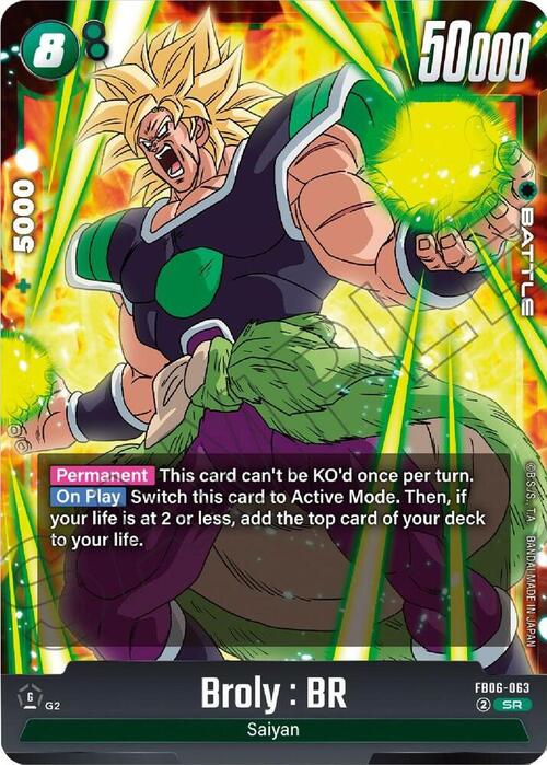 Broly : BR Card Front