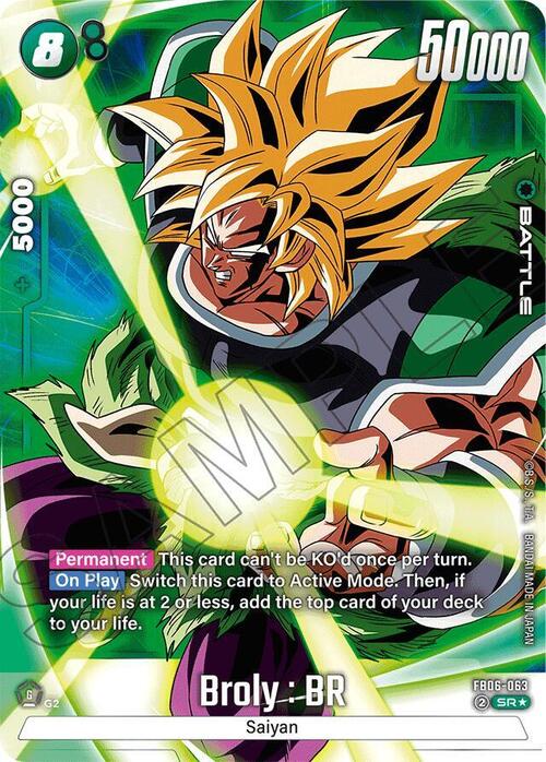Broly : BR Card Front