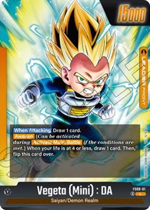 Vegeta : DA // Vegeta : DA Card Front
