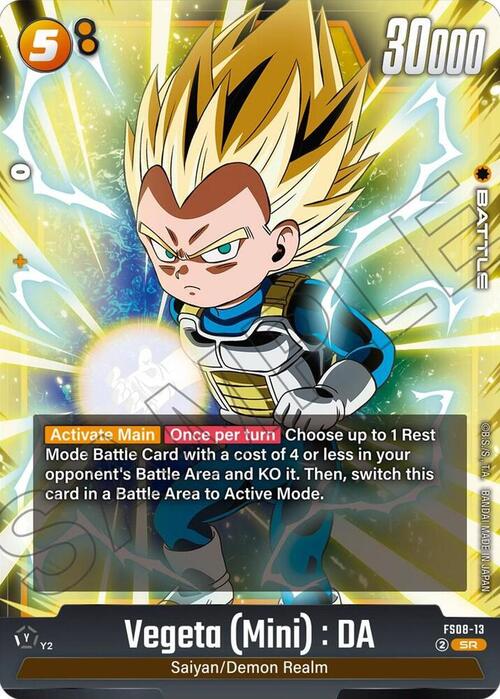 Vegeta : DA // Vegeta : DA Card Front
