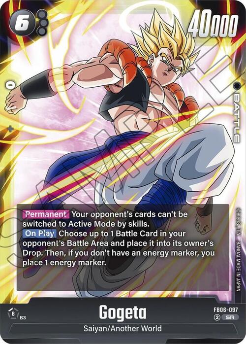 Gogeta Card Front