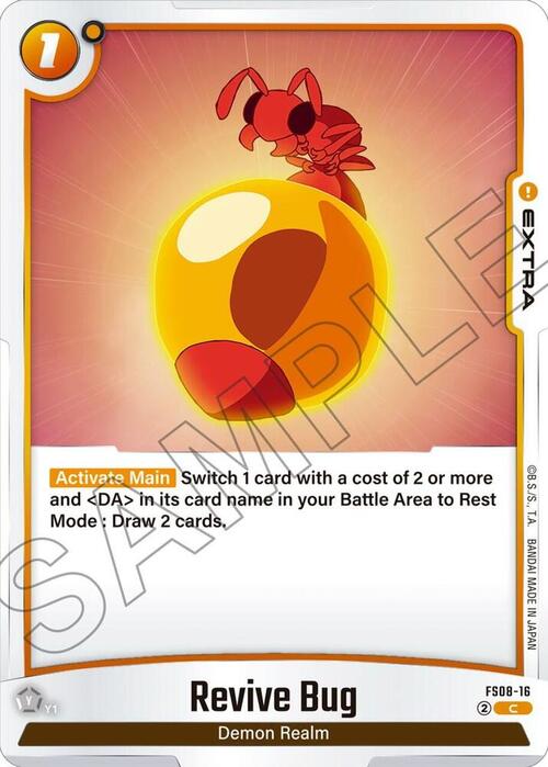Revive Bug Card Front