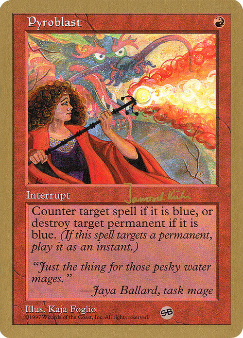 Pyroblast Card Front