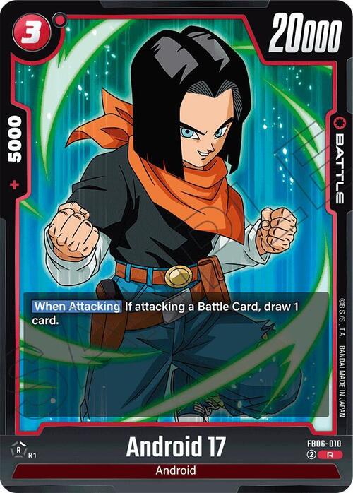 Android 17 Card Front