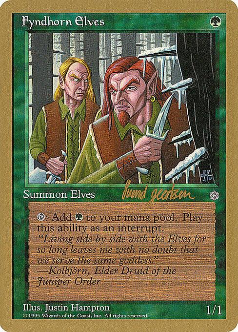 Fyndhorn Elves Card Front
