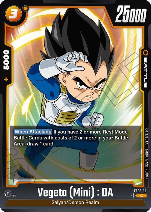 Vegeta : DA // Vegeta : DA Card Front