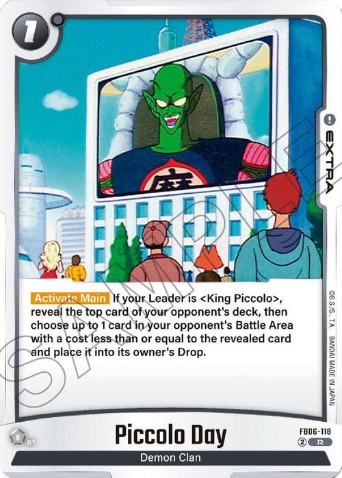 Piccolo Day Card Front