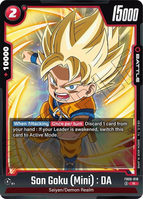 Son Goku (Mini) : DA Card Front