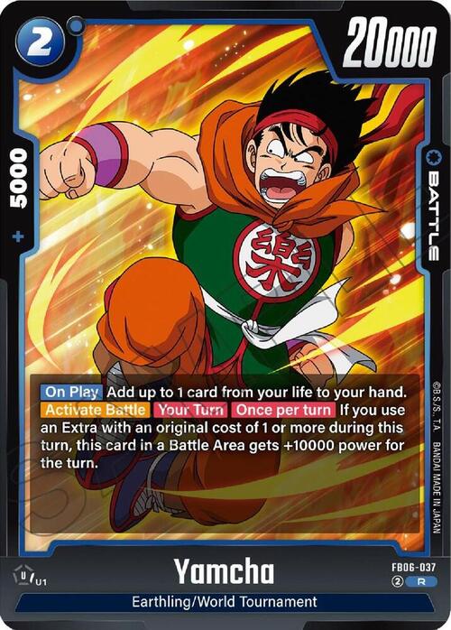 Yamcha Card Front