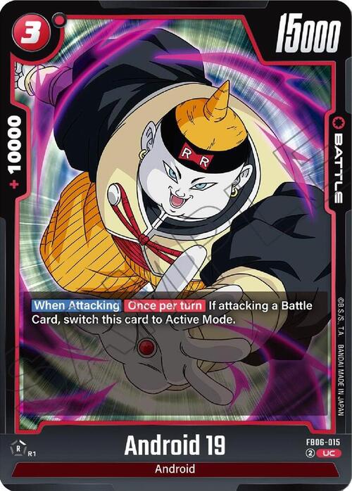 Android 19 Card Front