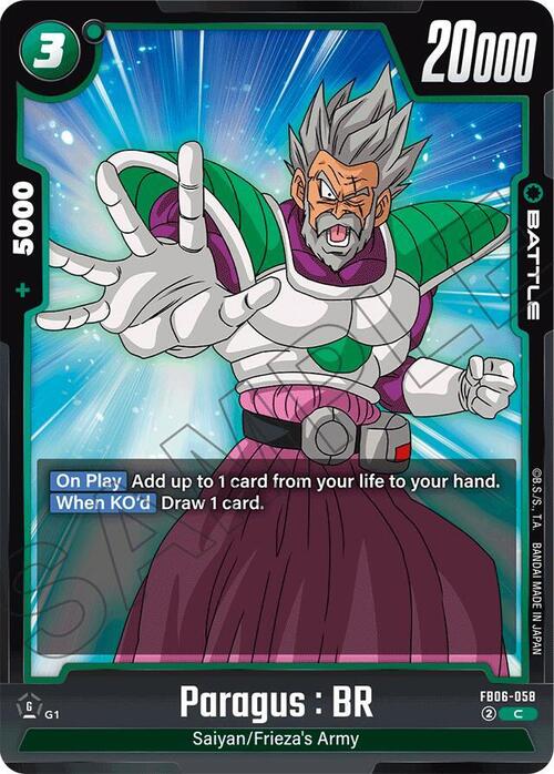 Paragus : BR Card Front
