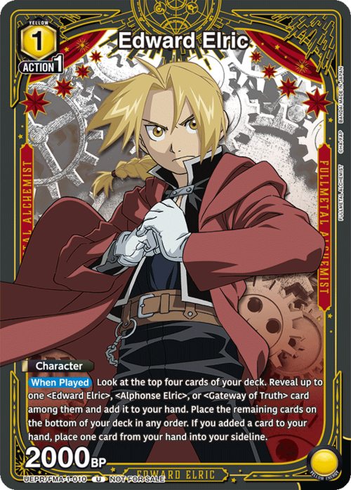 Edward Elric Card Front