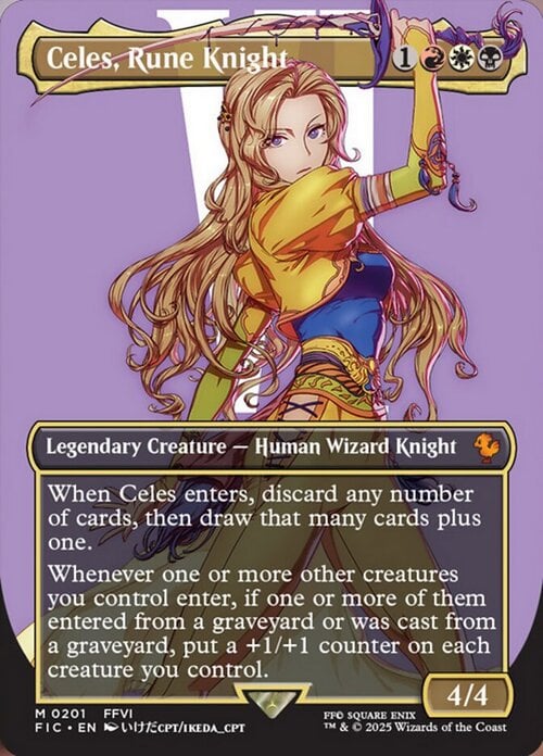 Celes, Rune Knight Card Front