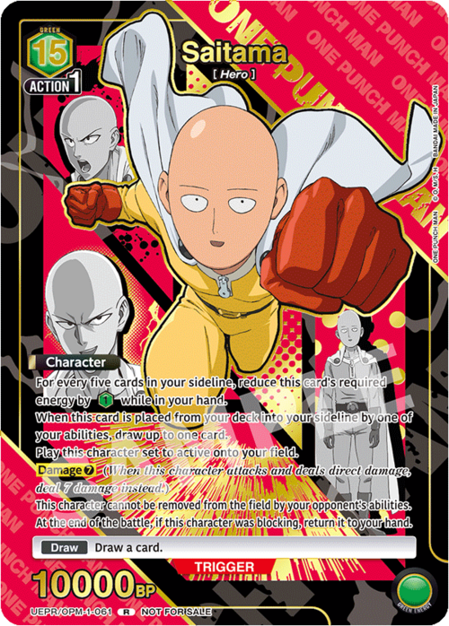 Saitama Card Front
