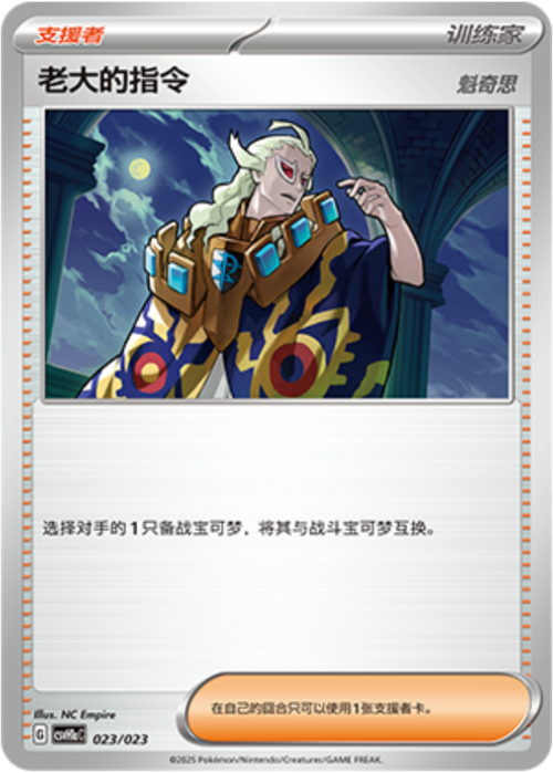 Ordini del Capo Card Front