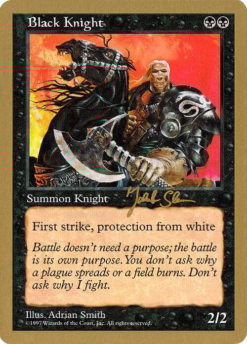 Black Knight Card Front
