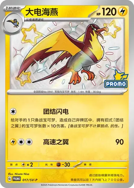 Kilowattrel Card Front