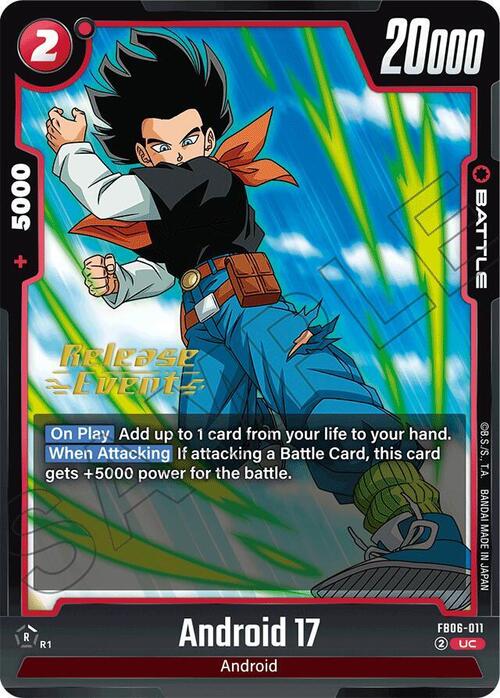 Android 17 Card Front