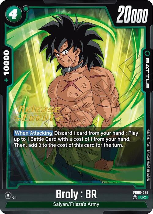 Broly : BR Card Front