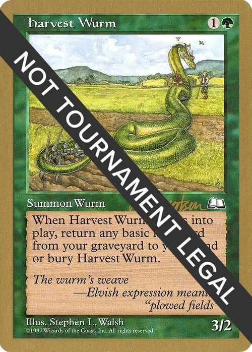 Harvest Wurm Card Front
