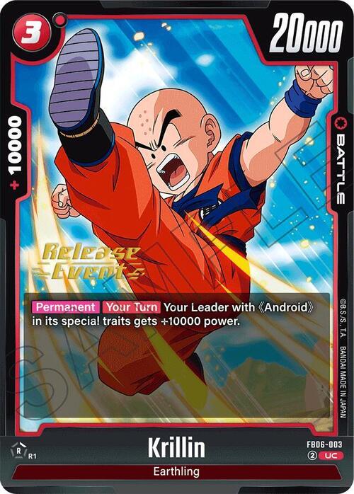 Krillin Card Front