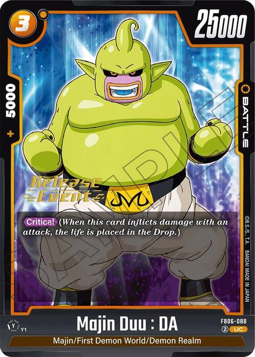 Majin Duu : DA Card Front
