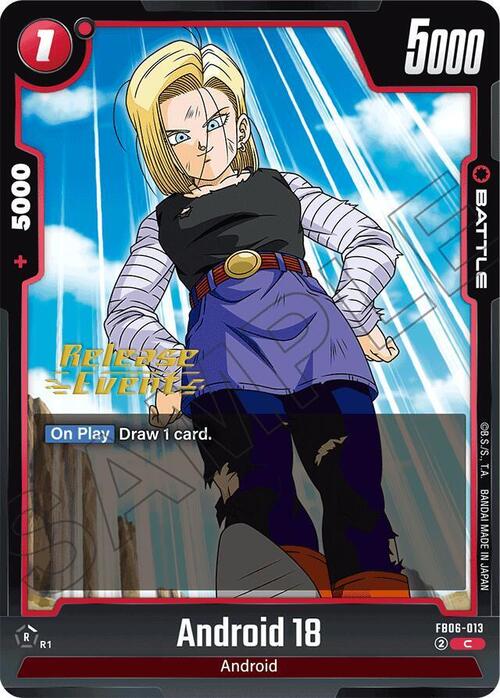 Android 18 Card Front